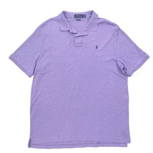 POLO RALPH LAUREN SOFT MEN SHORT SLEEVE SHIRT PURPLE PINK XL